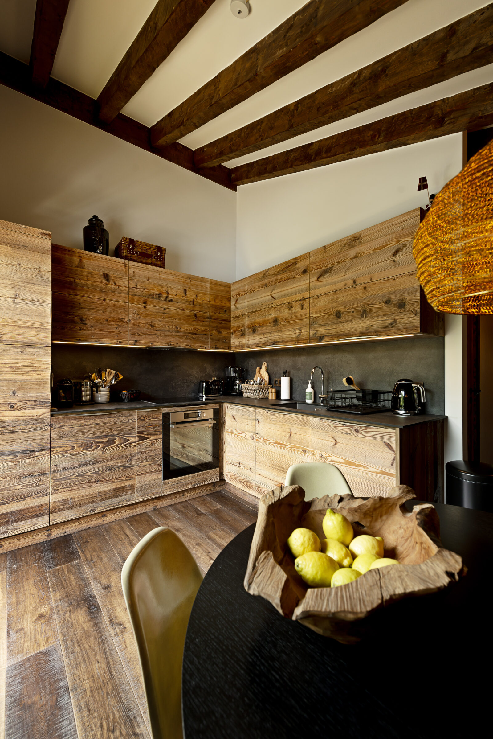 Megeve chalet apartment holiday home kitchen