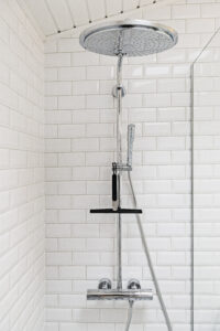 Summerhouse Holiday home Denmark bathroom showerhead