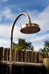 Summerhouse Holiday home Denmark outdoor shower