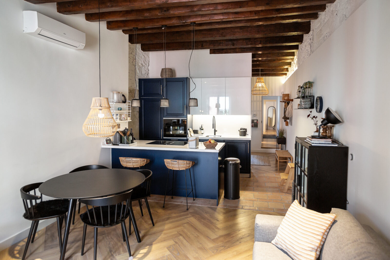 Apartment interior design living area Barcelona