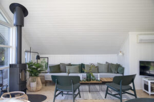 Summerhouse Holiday home Denmark living room