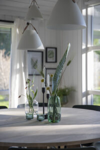 Summerhouse Holiday home Denmark dining area decorations