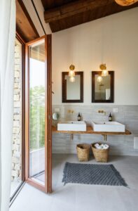 Piedmont Italy house bathroom