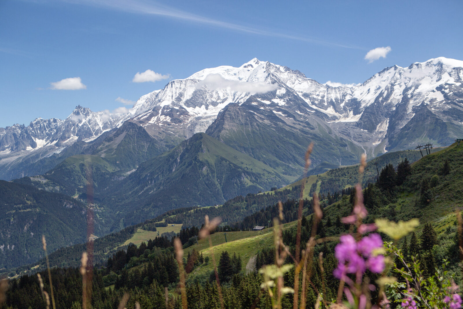 Megeve mountains summer
