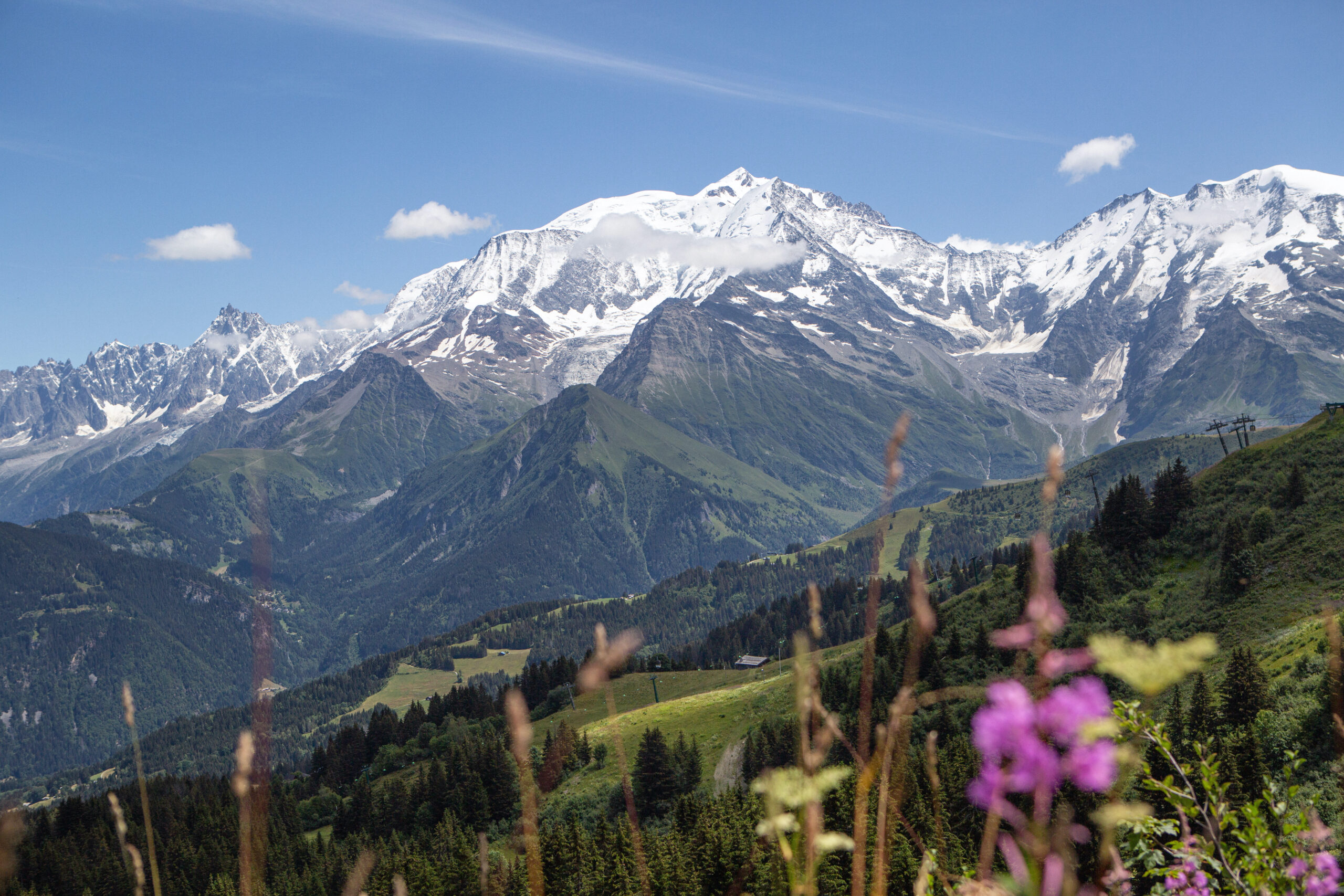 Megeve mountains summer