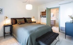 Villefranche apartment holiday home master bedroom