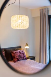Villefranche apartment holiday home bedroom mirror
