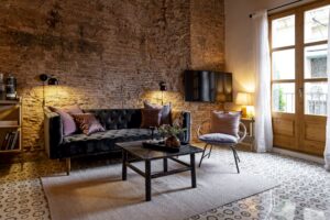Barcelona apartment holiday home living room