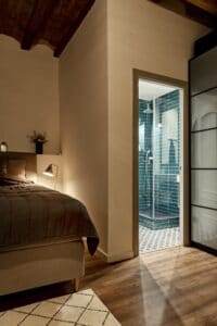 Barcelona apartment bedroom bathroom