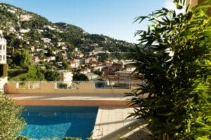 Villefranche apartment holiday home pool view