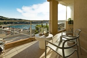 Villefranche apartment holiday home terrace view
