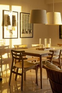 Villefranche apartment holiday home dining area