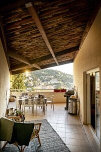 Villefranche apartment holiday home terrace