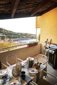 Villefranche apartment holiday home terrace