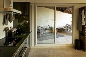 Villefranche apartment holiday home kitchen terrace