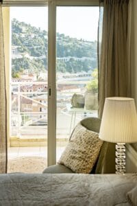 Villefranche sur mer apartment holiday home bedroom balcony