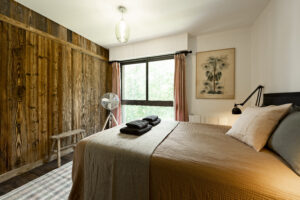 Megeve chalet apartment holiday home bedroom
