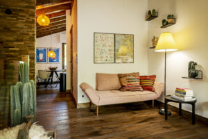 Megeve chalet apartment holiday home living room