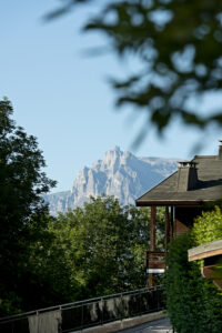 Megeve mountain view