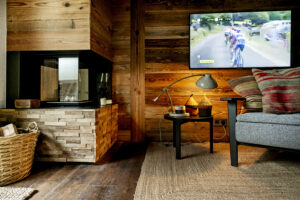 Megeve chalet apartment holiday home living room