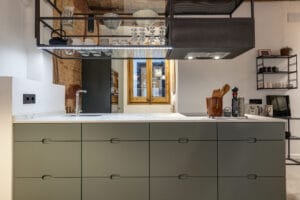 Barcelona apartment kitchen area