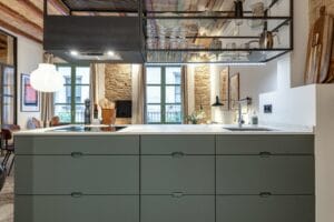 Barcelona apartment kitchen area