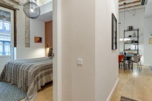 Bedroom and dining area