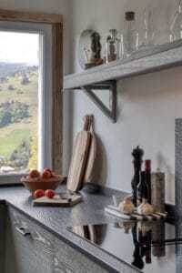 Megeve Chalet apartment kitchen