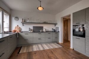 Megeve Chalet apartment kitchen