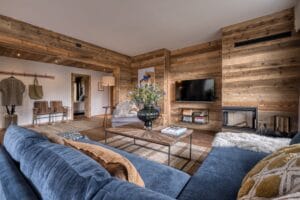 Megeve Chalet apartment living room