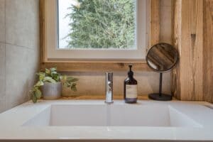 Megeve Chalet apartment bathroom sink