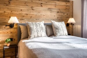 Megeve Chalet apartment bedroom