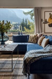 Megeve Chalet apartment living room