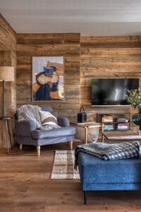 Megeve Chalet apartment living room