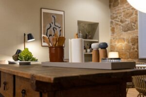 Rome apartment holiday home kitchen area