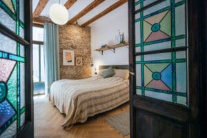 Barcelona apartment holiday home bedroom