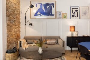 Barcelona apartment holiday home living room