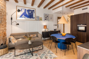 Barcelona apartment holiday home living room sofa Sofacompany