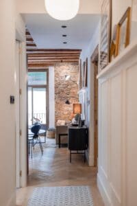 Barcelona apartment hallway living area