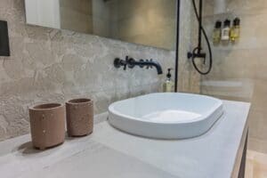 Bathroom Meraki products sink mirror shower cabin