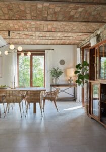 Piedmont Italy house dining area