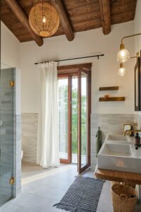 Piedmont Italy house bathroom