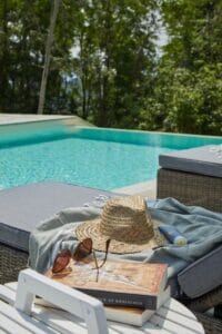 Piedmont Italy house poolside