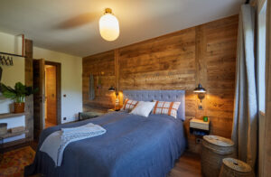 Megeve Chalet apartment master bedroom