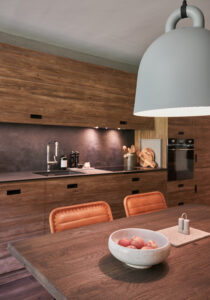 Megeve Chalet apartment dining place kitchen