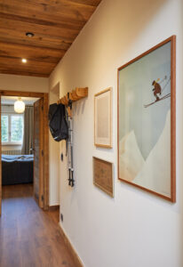 Megeve Chalet apartment hallway