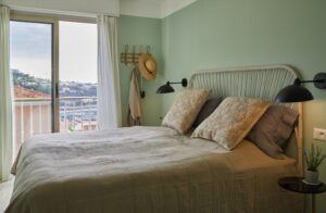 Villefranche apartment holiday home bedroom view