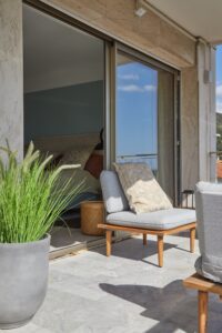 Villefranche apartment holiday home terrace bedroom