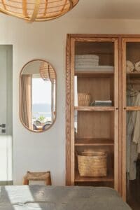 Villefranche apartment holiday home bedroom mirror closet