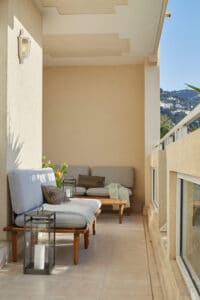 Villefranche apartment holiday home terrace lounge furniture